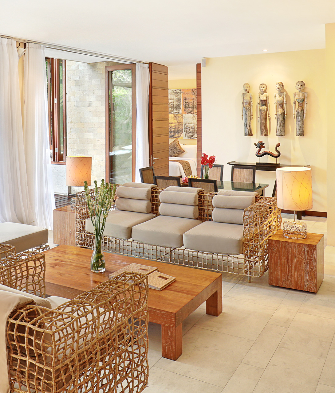 The Elysian Boutique Villa Hotel Chairs in Bali