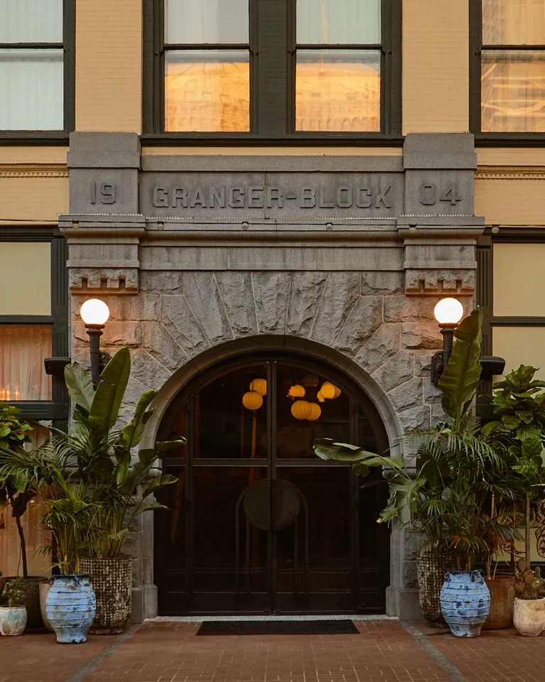 09 Sneak Peak Granger Hotel Exterior Entrance