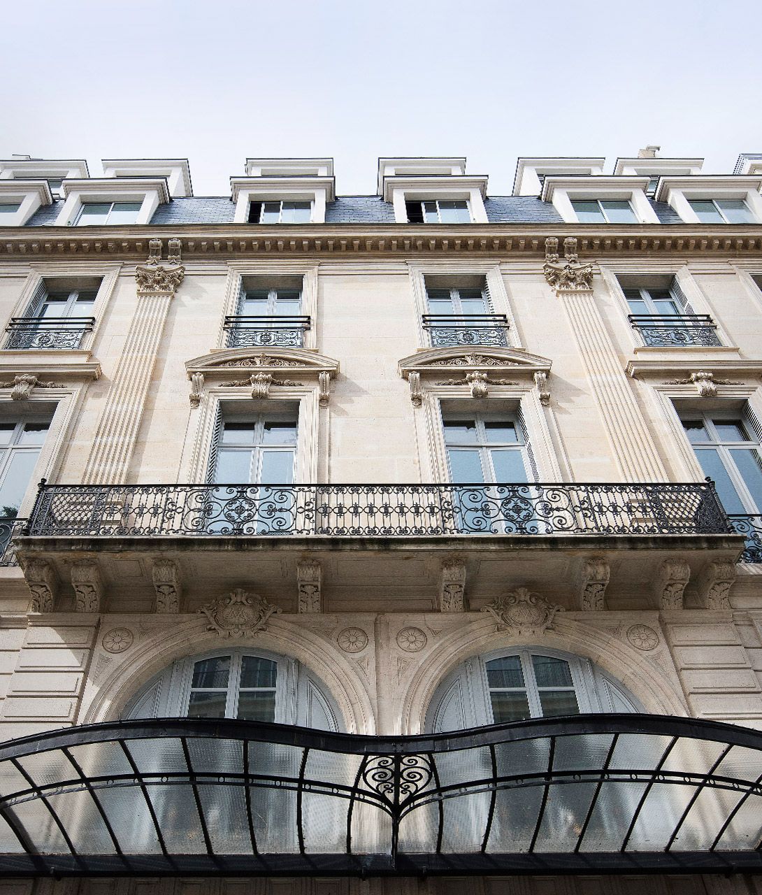 La Maison Champs Elysees Facade in Paris