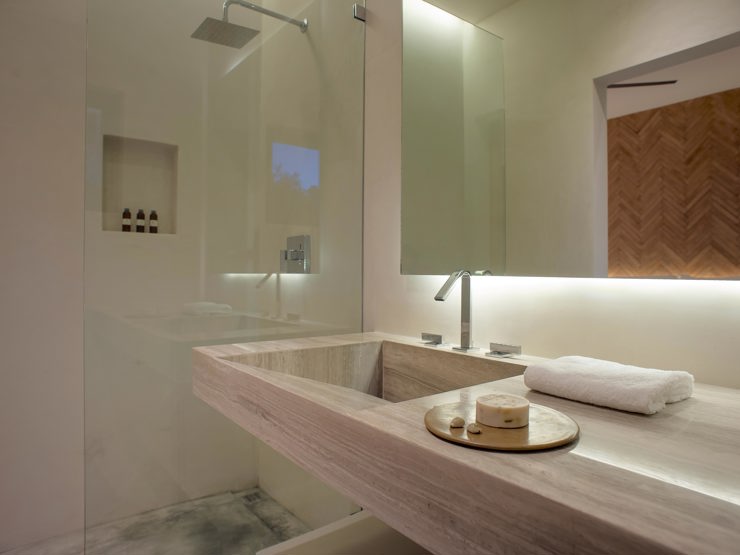 Hotel Amapa Bathroom in Puerto Vallarta